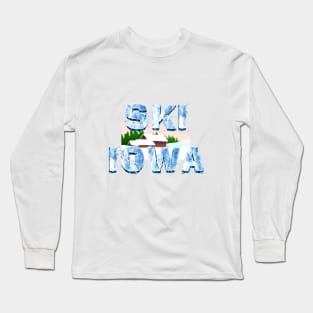 Ski Iowa Long Sleeve T-Shirt